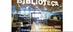 Corso di formazione per i borsisti della biblioteca del 2022