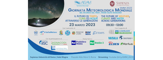 Celebrazione della Giornata Meteorologica Mondiale 2023 (GMM2023)