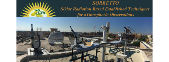SORBETTO - SOlar Radiation Based Established Techniques for aTmospheric  Observations