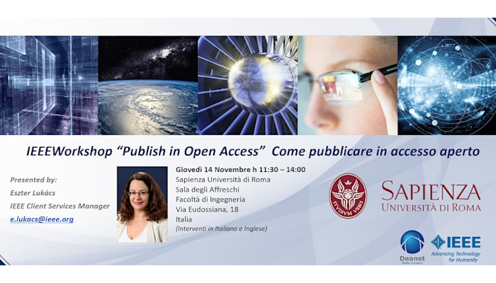 Workshop sulla pubblicazione in riviste IEEE (open access)