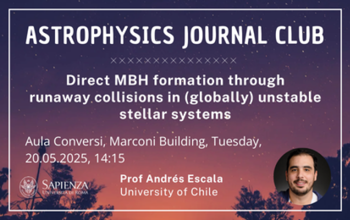 Sapienza Astrophysics Journal Club